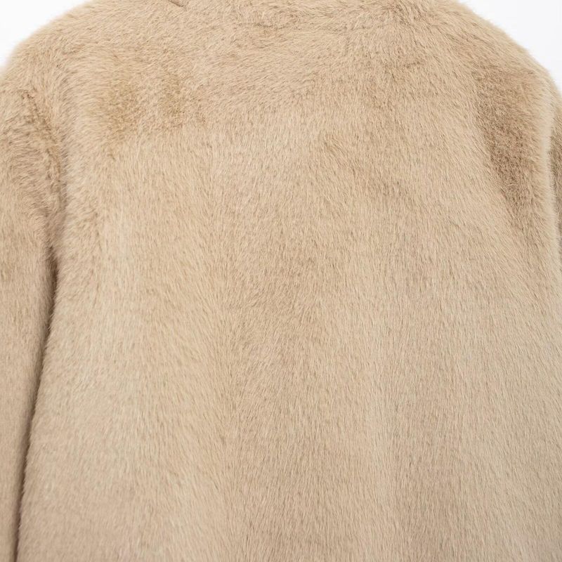 Kaslead New Arrival Women's Clothing Fashion Style Fashion Artificial Fur Effect Short Jacket 6318269