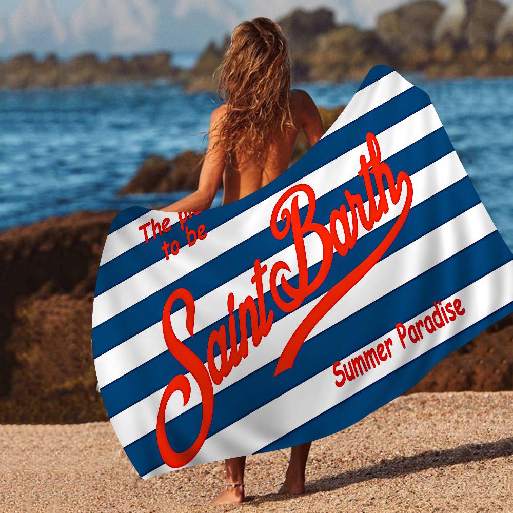 Saint Fashion Barth Große Mikrofaser-Strandtücher Schnelltrocknendes Handtuch Sand-Strandtücher Poolhandtuch Für Reisen Schwimmbad Yoga