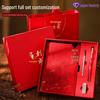 2026 Year of the Horse Business Notebook Gift Set: Custom Corporate Meeting Record and High-Value Souvenir