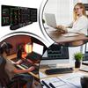 Rubber Stock Market Trader MousePad Large Candlestick Pattern Chart Keyboard Mousepad Investor Desk Mat 300*800mm