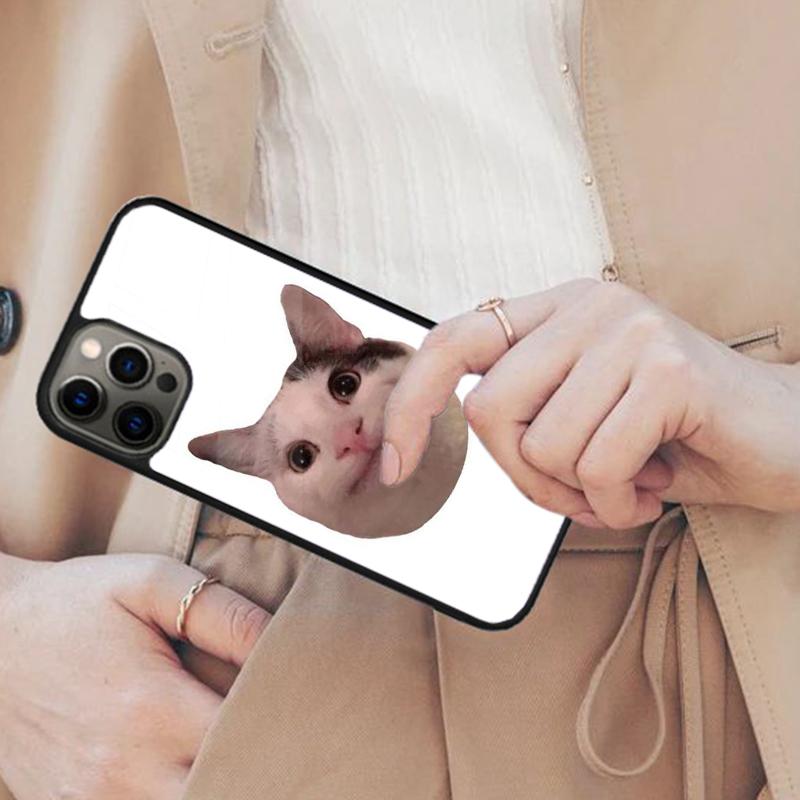 Beluga Cat Meme Face Smiling Magnetic Phone Case For APPLE iPhone 17 Air 16 14 13 12 Pro Max 15 Plus Wireless MagSafe Cover