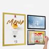 A4/A6 Magnetic Photo Frame Magnetic Display Board Self Adhesive Frames Canvas Painting Shop Window Advertising Painting Display