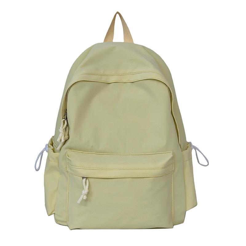 Schoolbag backpack for men and women simple and versatile ins design sense backpack niche Korean fresh large-capacity college student schoolbag