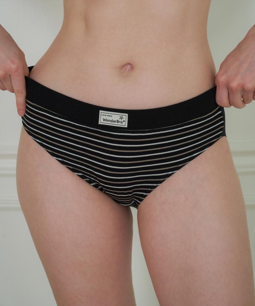 Wondeobeula Mono Stripe Panties (2 Colors)
