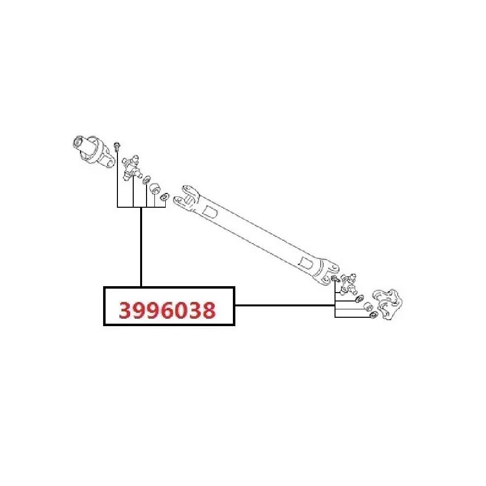 Propshaft U-JOINT For HYUNDAI GALLOPER INNOVATION HYUNDAI H-1 LIBERO PORTER H-100 SANTA FE (BB) TERRACAN SB000056 49140-4A000