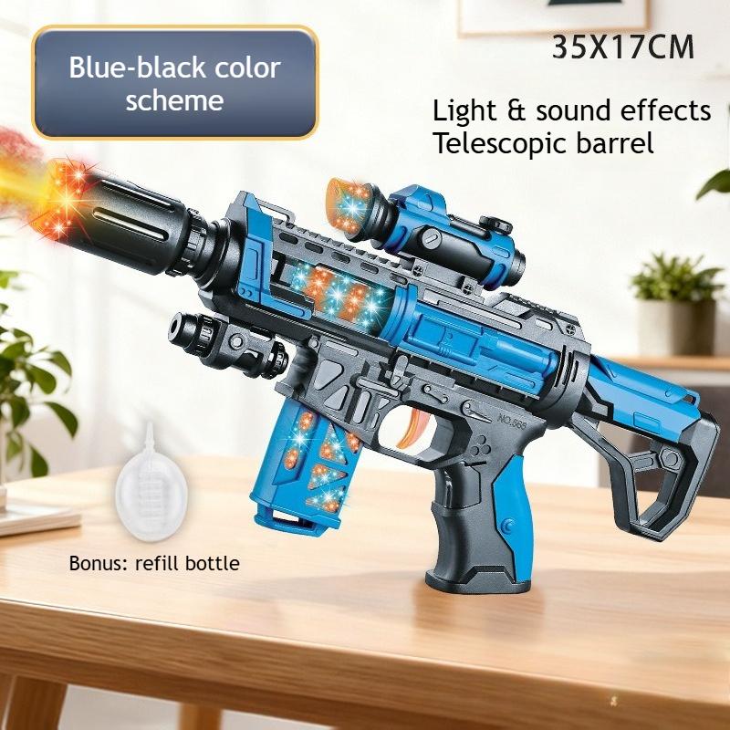 Kids Toy Machine Gun with Sound Light Spray Vibration Safe Non-Firing Submachine Gun with Dynamic Effects Cool Gift for Boys