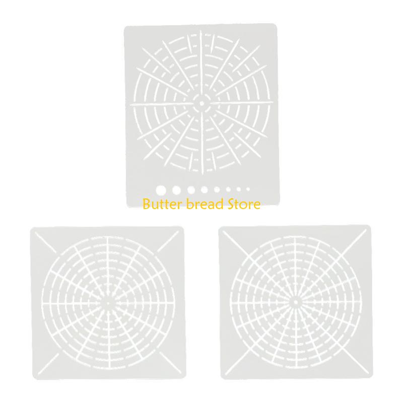 

W89C Point Hollow Template Decor for Creative Mandala Drawing Stencils Auxiliary Tool