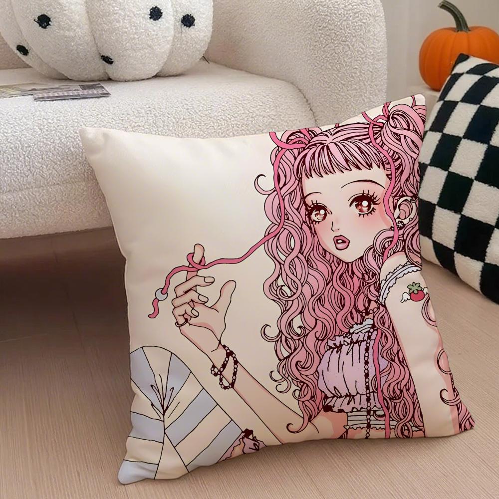 Minimalist modern style PParadise Kiss Cushion Cover Linen Pillow Case Soft Breathable Protective Couch Room Decoration