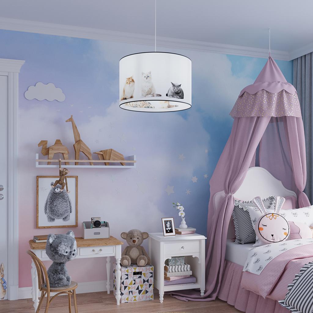 Lampa Wisząca Koty 1 E27 Wielokolorowy Sollux Sl.1420