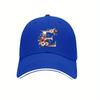 Floral Letter E Baseball Cap Unisex Polyester Casual Adjustable Sun Protection Dad Hat