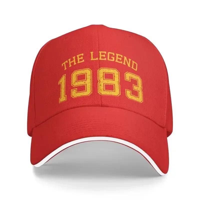Custom The Legend Born In 1983 Baseball Cap Sun Protection Unisex Women's Adjustable Dad Hat Spring