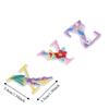 26pcs Flower Shaped Embroidered Patches Easy Ironing Iron On Patches  Scarf Decoration