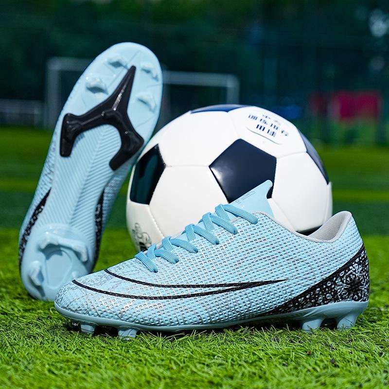 New Low-Top Football Shoes Men'S Professional Competition Outdoor Sports Training Shoes Women'S Long-Nail Broken Nail Non-Slip Sneakers