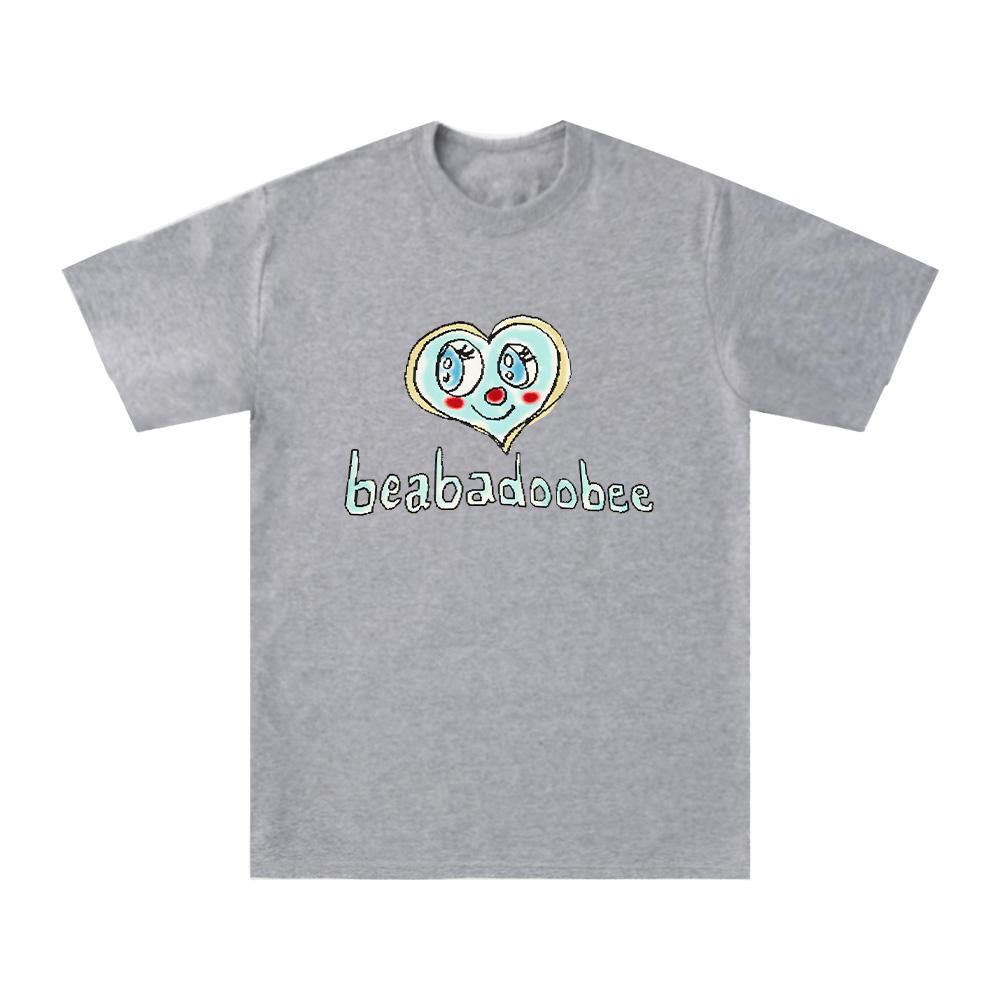T-shirt Beabadoobee Heart Eyes pour homme et femme, style hip-hop, pop, décontracté, en coton, manches courtes, coupe ample, streetwear