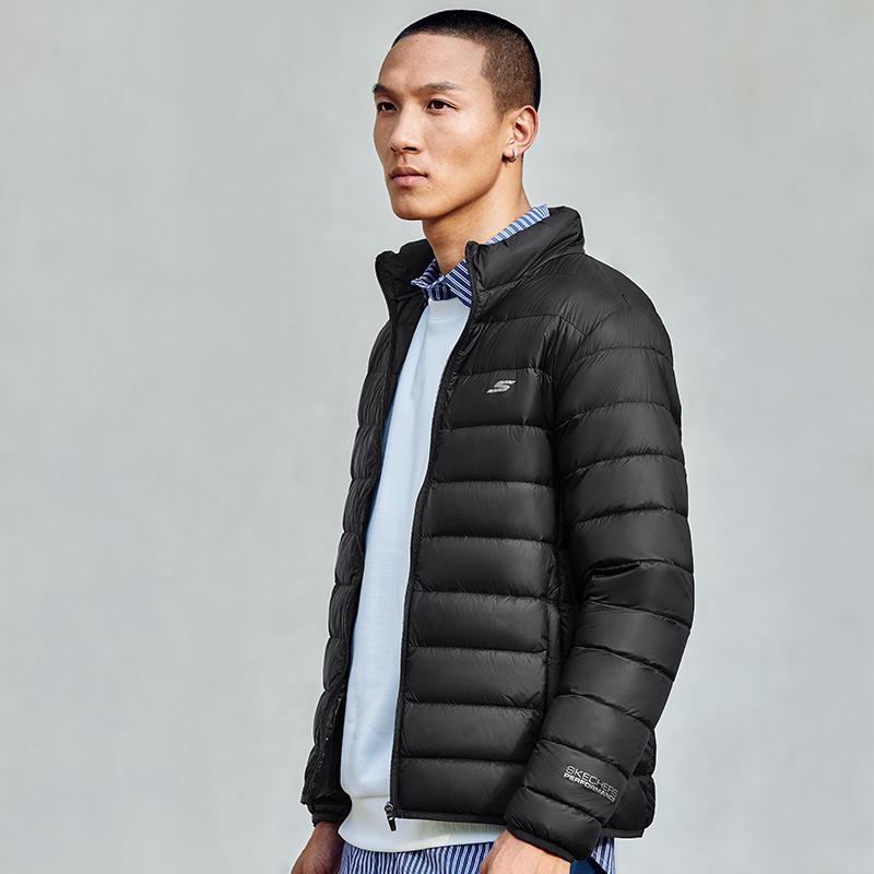 Skechers Down Jacket Men's Carbon Black P322M045-0018