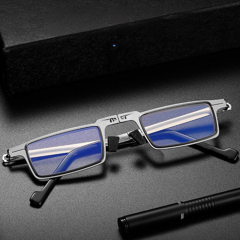 LH110 Ultra-Light Folding Screw-Free HD Blue Light Reading Glasses for Men
