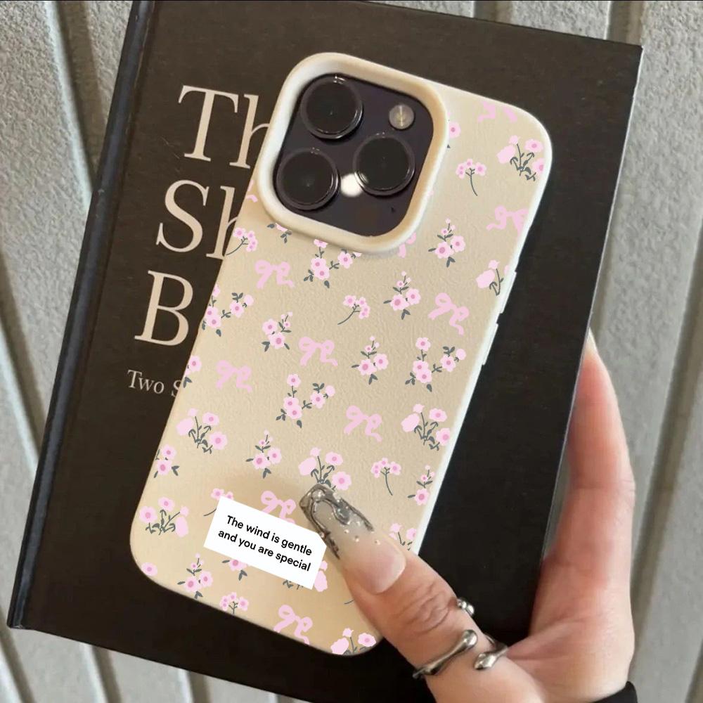 HOT Luxury Small Floral Flower Lichee leather pattern Phone Case For Redmi A5 A3 A1 14C 13 12 12C 10 9 9A 9T 9C 8  K60 Ultra