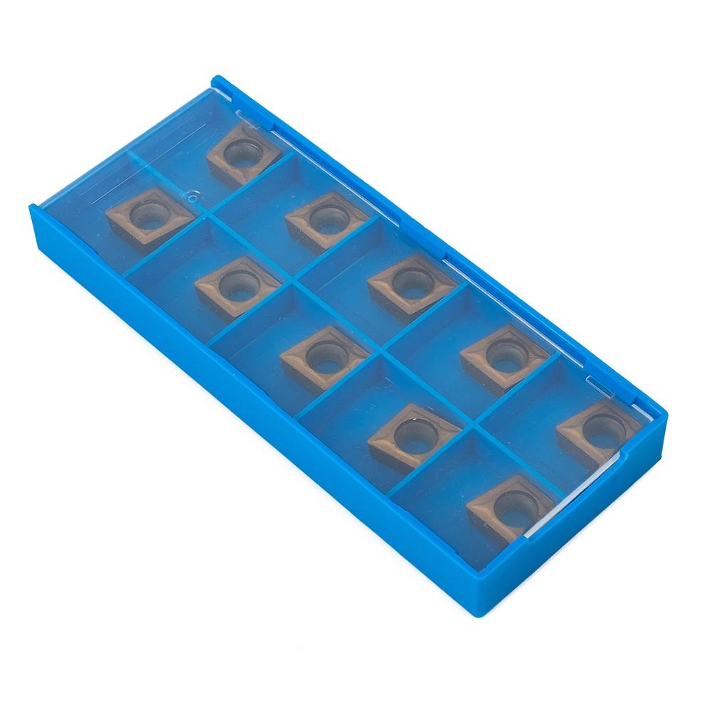 10Pcs CCMT32.51 CCMT09T304 US735 Carbide Insert Lathe Turning Inserts CNC Blade