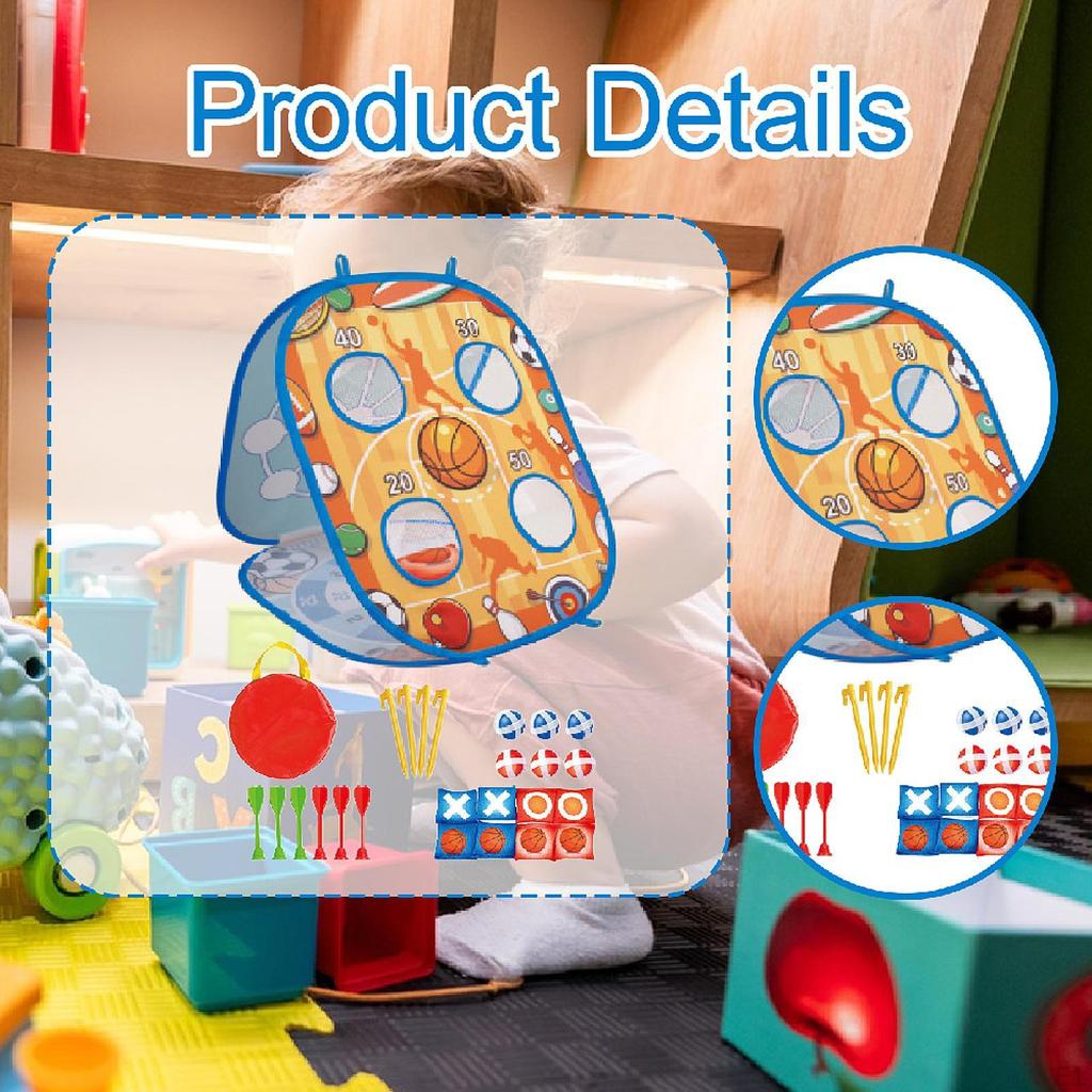 3 in 1 Toss Game for Kids Birthday Gifts Backyard Beach Portable Lawn Yard Indoor Party Supplies