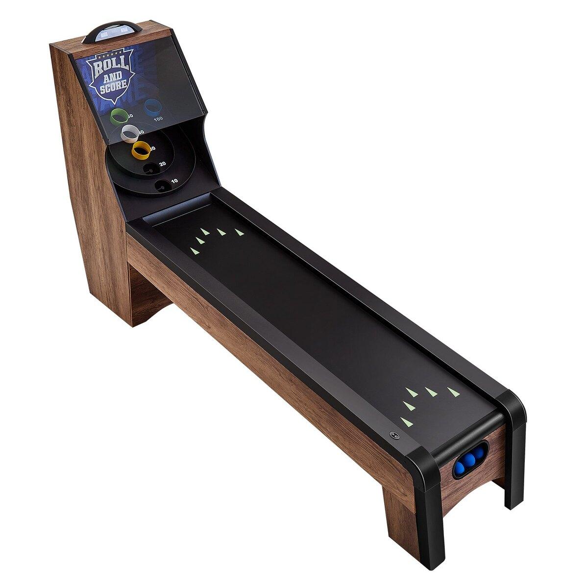 Masă Arcade Roll & Score 9 ft Scorer Electronic Cameră de Jocuri 4 Mingi
