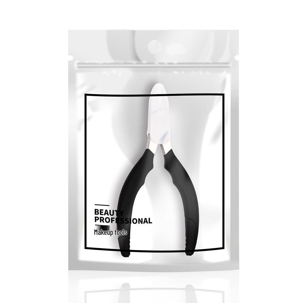 

Stainless Steel Dead Skin Scissors with Double Fork Handle & Rubber Sleeve for Manicure - Beauty Pliers for Hangnails & Calluses