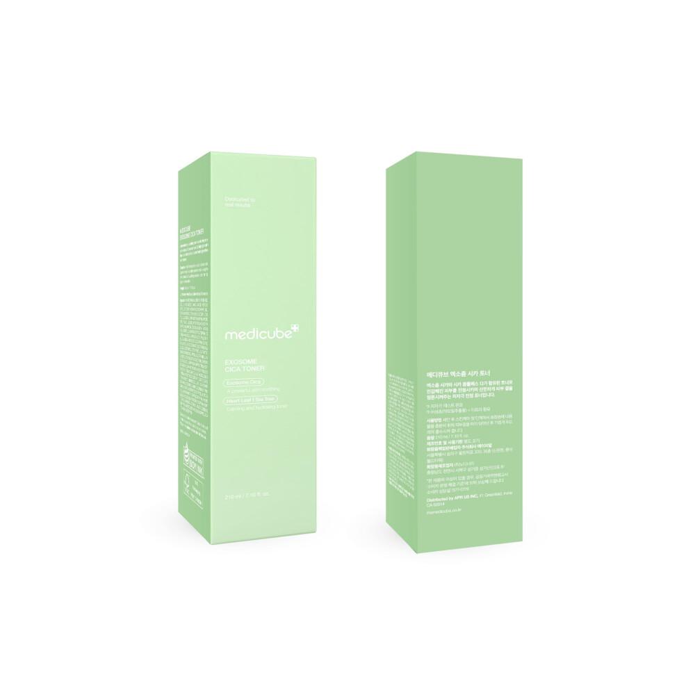 Medicube Exosome CICA Toner | Daily Soothing Toner with Exosome CICA  Heartleaf  Tea Tree  12 Kinds of CICA | Low Irritation  Sebum Care Korean Skin C