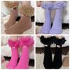Women Girls Winter Thick Coral Fleece Cartoon Big Mouth Monster Plush Sleep Socks Warm Soft Home Socks