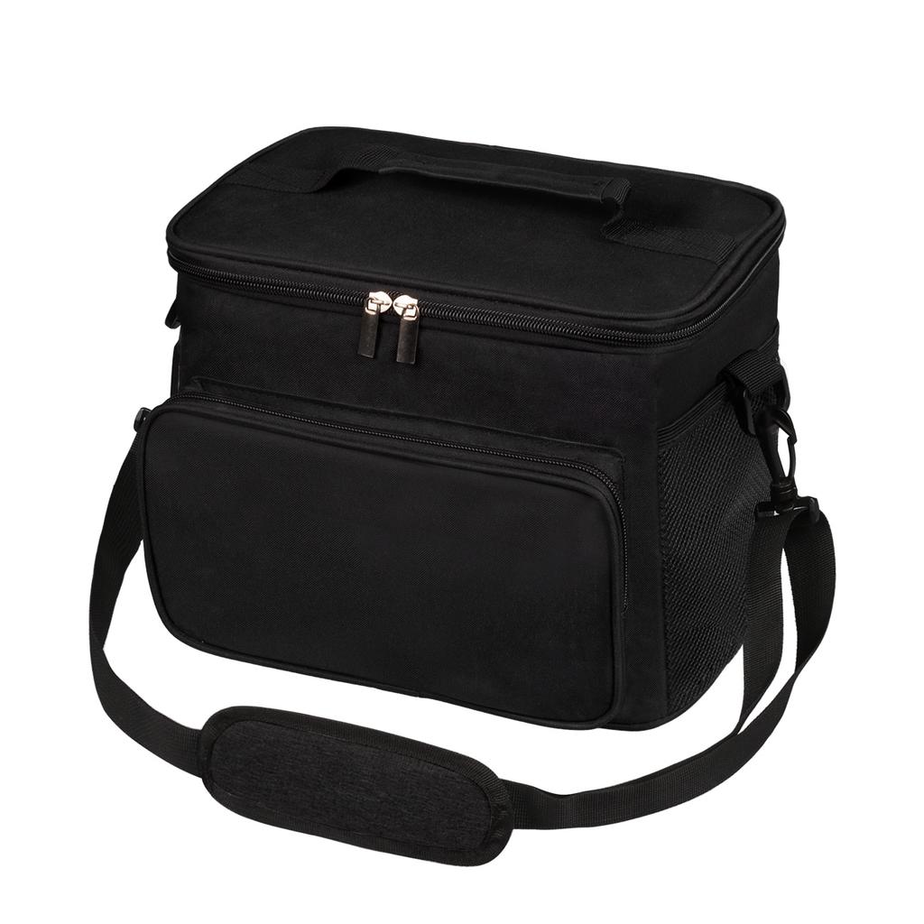 Insulated Lunch Bag Large Reusable Thermal Tote With Adjustable Shoulder Strap For Men Women Work Office Travel