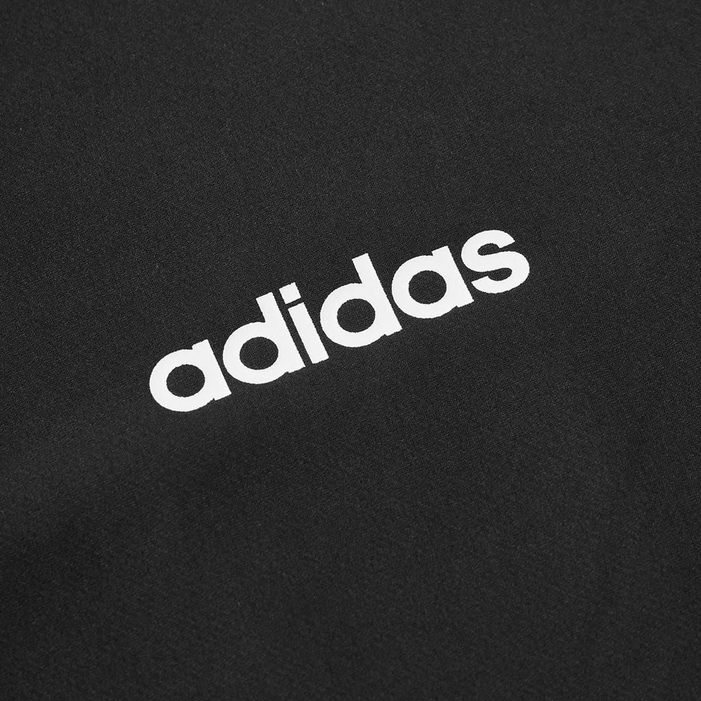 Adidas American Street Style Simple Striped Letter Logo Printed Baseball Collar Sports Casual Long Sleeve Jacket Men Jacket Black JL9638