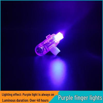 Colorful LED Finger Lights (10-Pack)