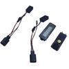 For VW GTi Golf 4 5 6 7 MK4 MK5 MK6 MK7 Passat B7 CC EOS Scirocco Beetle 2PCS LED Number License Plate Lights With Canbus