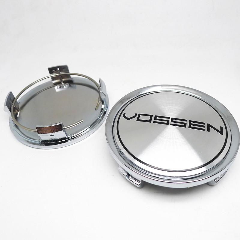 4 Stück 75mm Vossen Felgendeckel Nabenkappen für Auto Felgen Ersatz Staubdichte Abdeckung Radkappen Auto Styling Zubehör