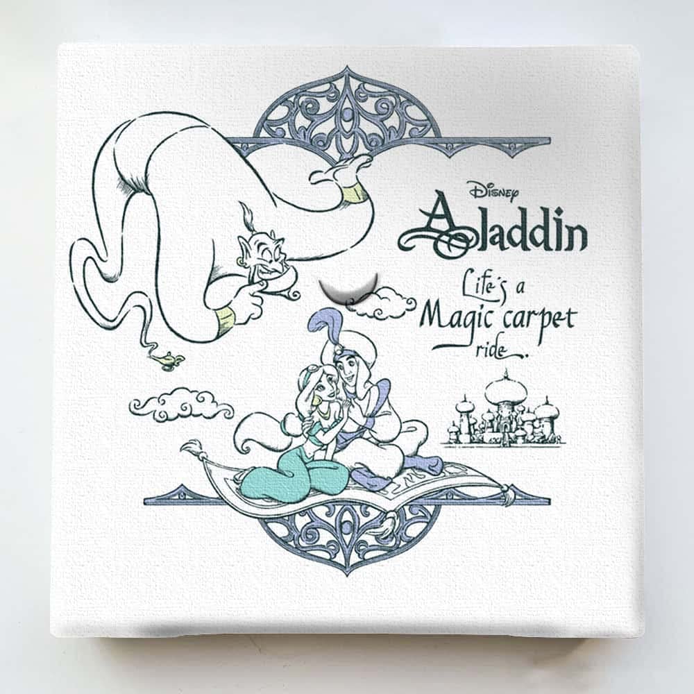 

Ribbed Art Deli Poster 20cm x Disney Made in Lightweight IKEBANA Panel, Aladdin, 20cm, Princess, Japan, Fabric, IKE-DSNY-2106-42,