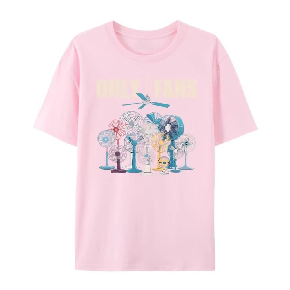 Only Fans Mens Clothing Plus Size Men's Fashion Short Sleeve Clothing Print Cotton Tee Shirts