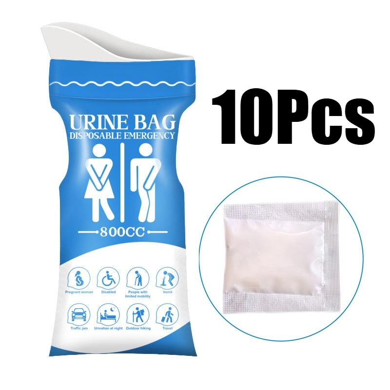 Xiaomi Disposable Urine Bag, Pee Bags for Travel for Women/ Men, 800ML Portable Urinal Bag and Vomit Bags for Camping, Traffic Jams
