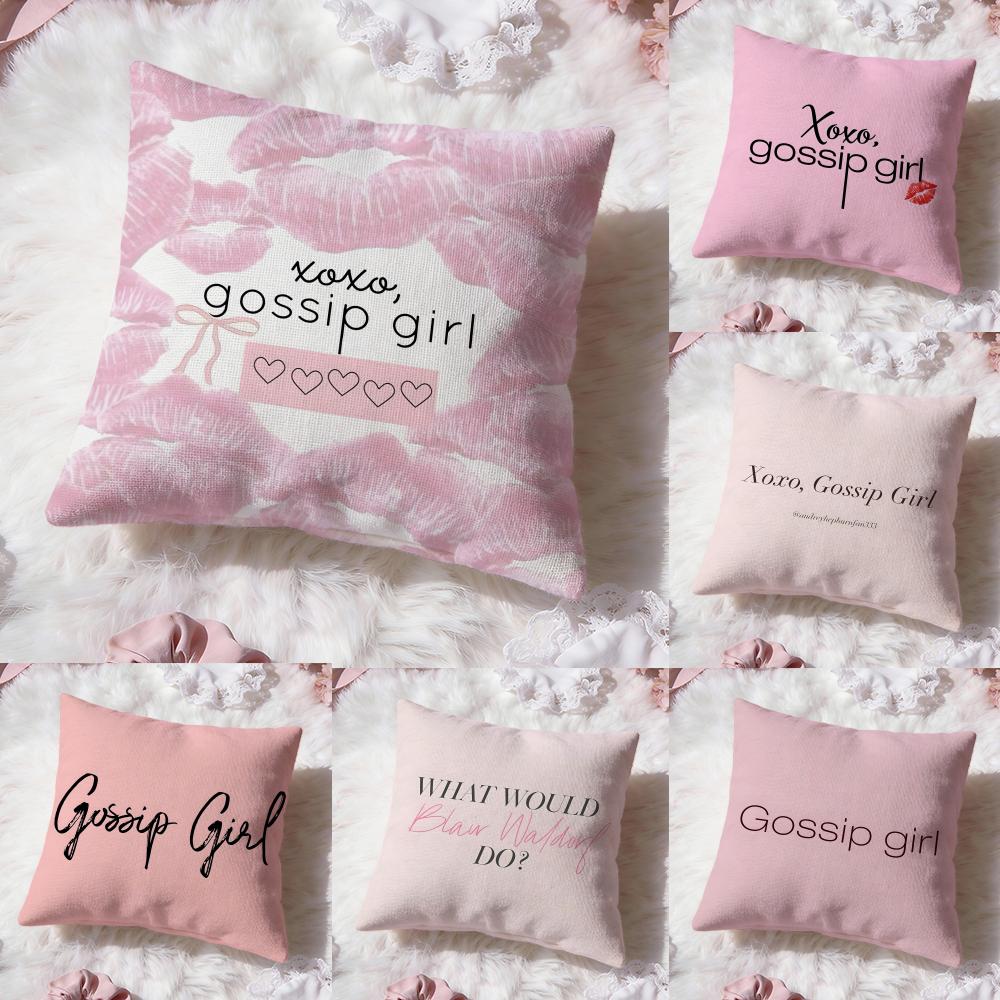 cool movie g-Gossip Girls Cushion Cover Premium Comfort Reversible Pillow Cove -Two in One Design for Any Room & Car Interior