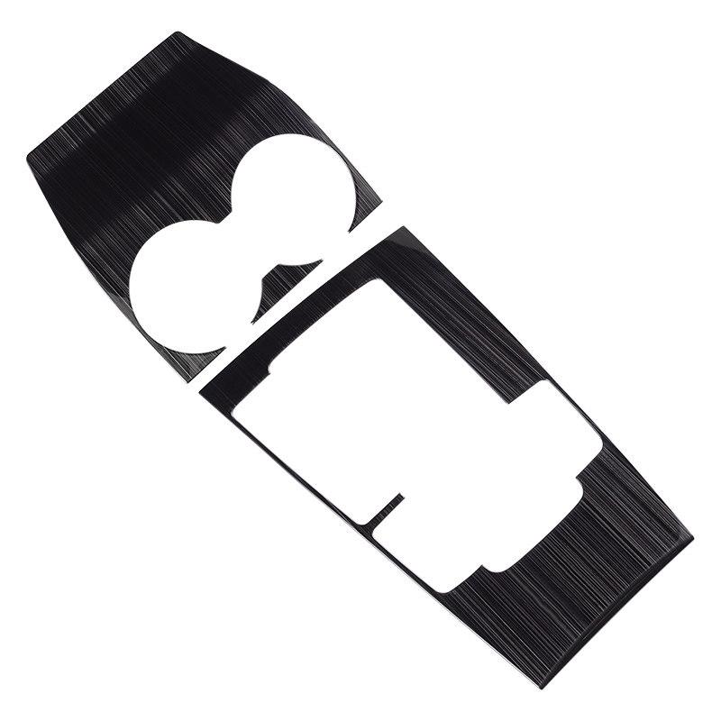 Stainless Steel Car Interior Water Cup Holder Frame Cover Trim Decoration Sticker For Mazda 3 Axela   BP Accessories