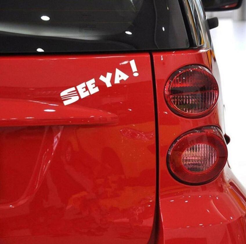 20*4 Cm Car Stying See Ya Car Sticker Wall Home Glass Window Door Laptop Sticker