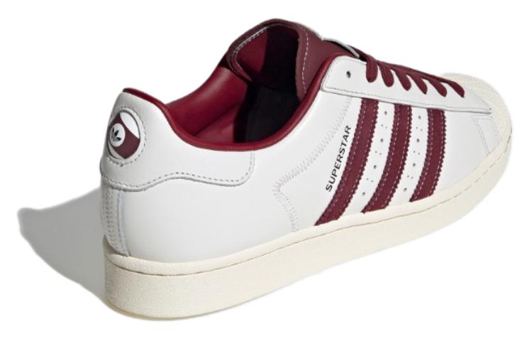 adidas Superstar 'Off White Maroon' IF1781