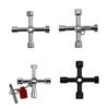 4-in-1 Water Meter Valve Key 4-Way Multi-Functional Water Utility Key High-Strength