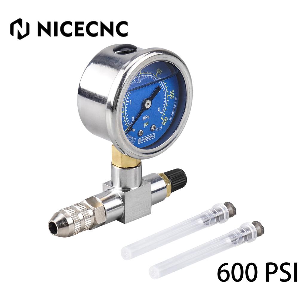 350 600PSI Shock Nitrogen Gauge Needle Fill Tool For Yamaha Polaris RZR CanAm Arctic Cat Snowmobile KTM Honda Suzuki Kawasaki