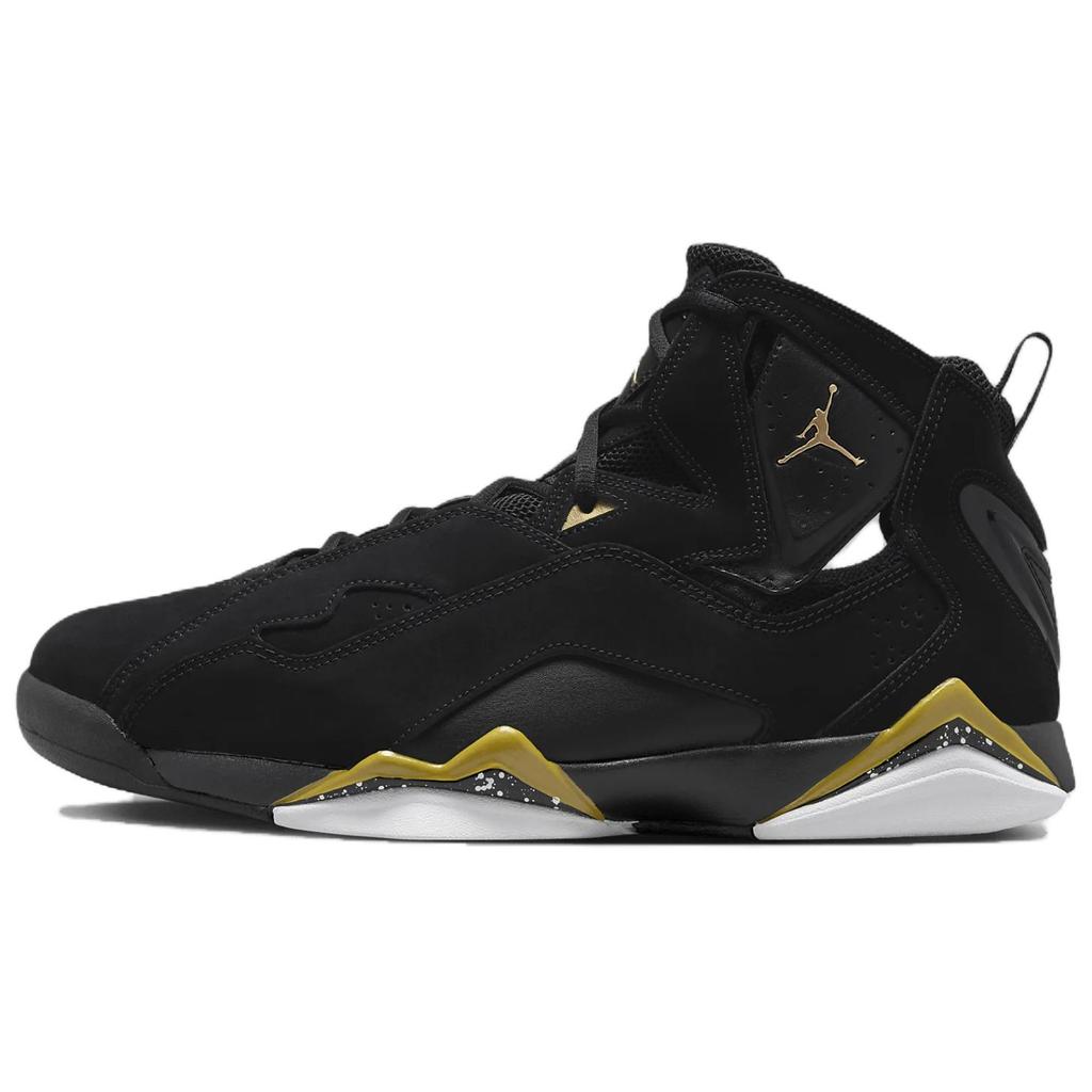 New JORDAN True Flight Black White Metallic Gold 342964-072