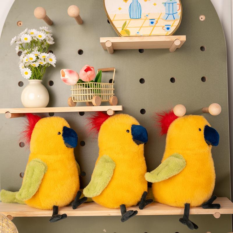 Summer New Fashion Cute Bugby Parrot Plush Toy Doll