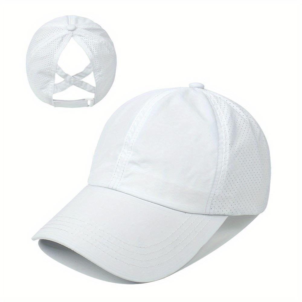 Summer Quick Drying Men's Ponytail Baseball Hat Sunscreen Hat Women's Sports Hat Camping Hat