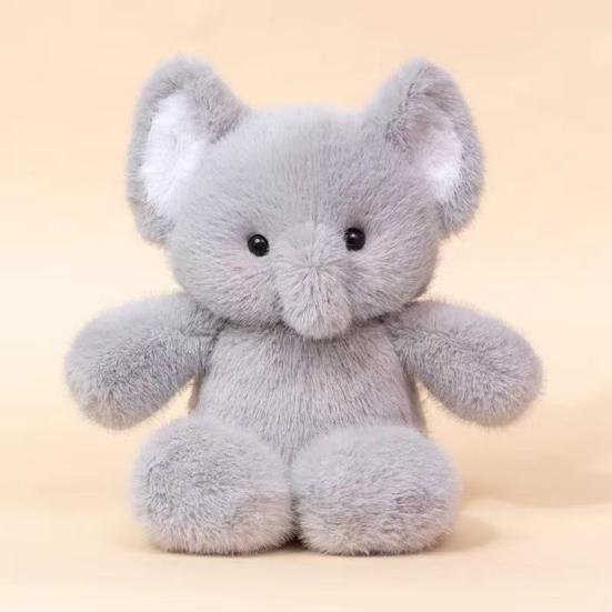 Bear Plush Doll Soft Stuffed Animal Cute Realistic Cat Sheep Elephant Huggable Companion for Kids Birthday Gift