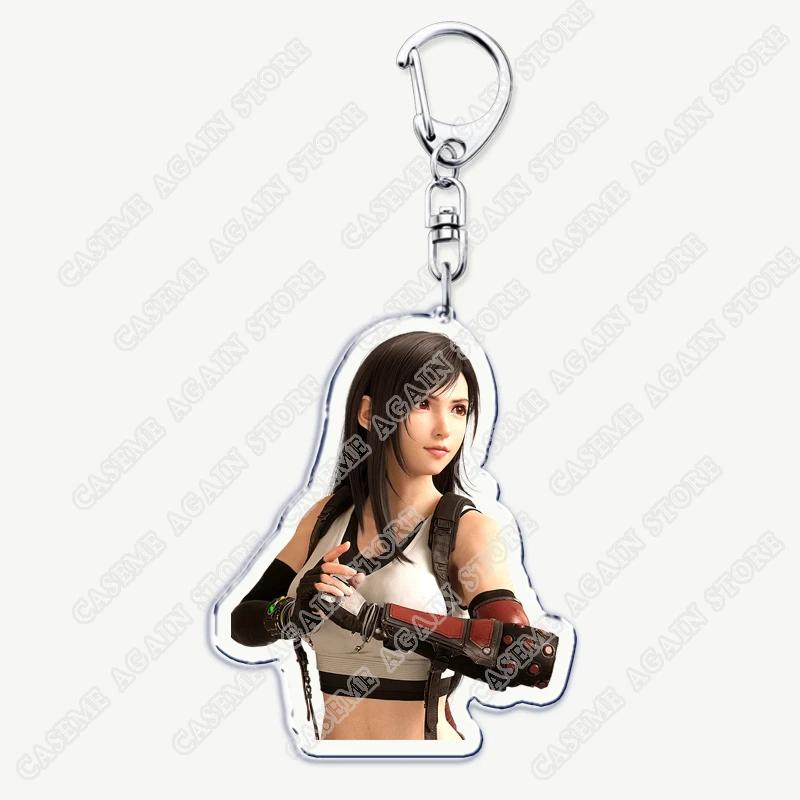 Portachiavi Gioco d'Azione per Accessori Portachiavi Gioielli Portachiavi Cloud Strife Ffvii Tifa Sephiroth Vincent Valentine Regali per Fan