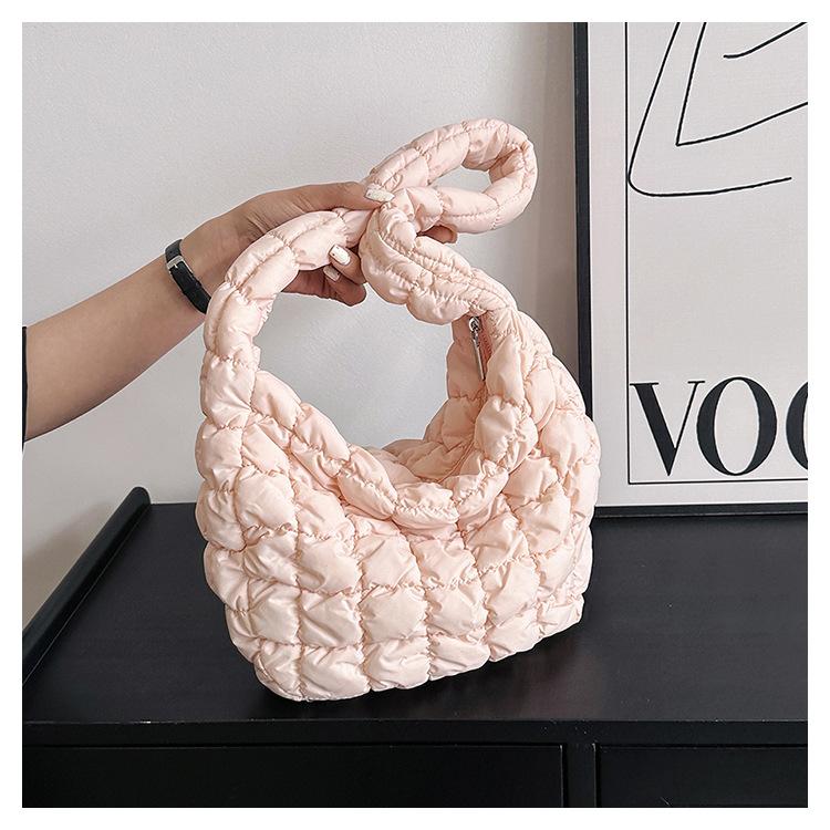 Wolken-Tasche Handheld Daune Große Kapazität Mode Mini Vielseitig Plissierte Unterarmtasche