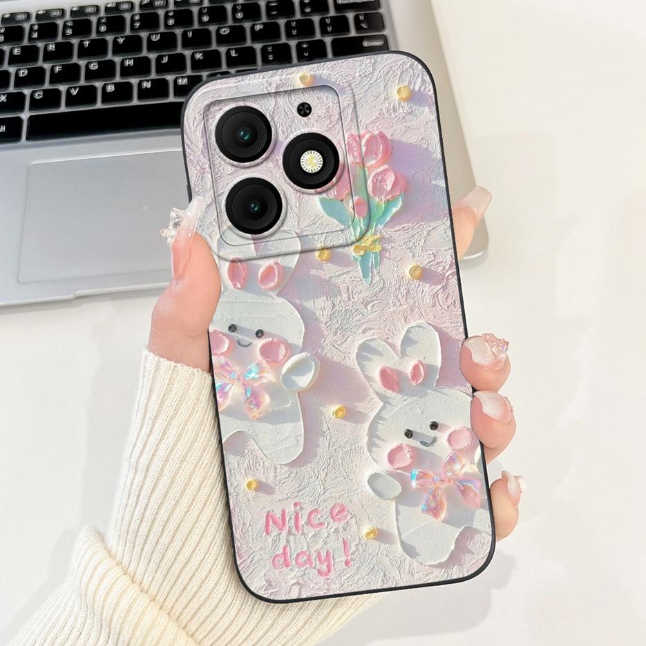For Itel A50 Case Itel A50C Cute Fashion Cartoon Cover Soft TPU Phone Case For Itel A50C A 50 ItelA50 C Back Cover Fundas Bumper