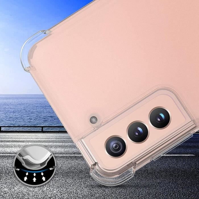Pack de Coque et Verres Trempés - Booling - pour Samsung S21 - Anti-Rayure - Transparent - Protection 360°