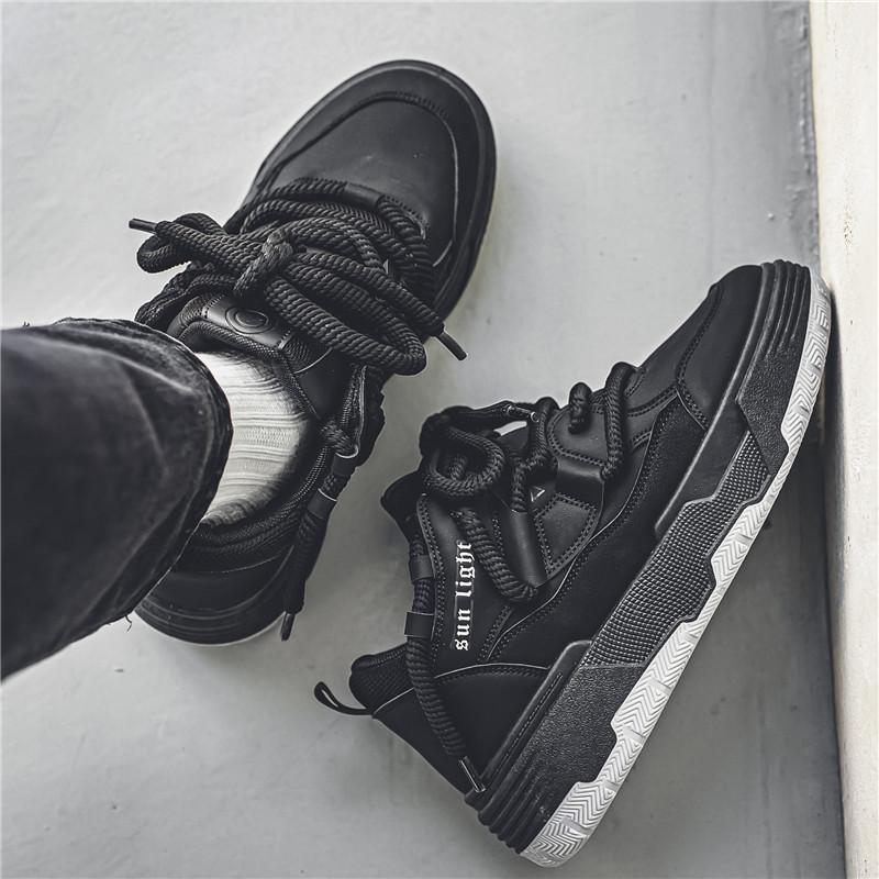 Модные мужские кроссовки на платформе — фото 2